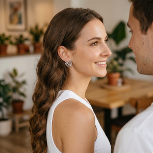 Aretes Corazones de vida