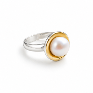 Anillo Perla Dorée